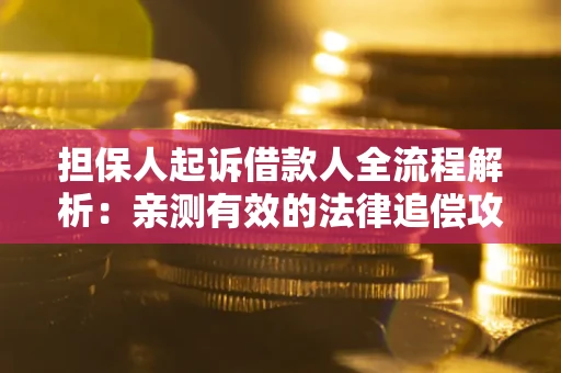 济南担保人起诉借款人全流程解析：亲测有效的法律追偿攻略