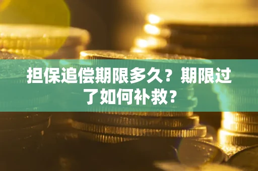 济南担保追偿期限多久？期限过了如何补救？