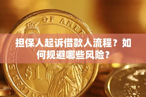 济南担保人起诉借款人流程？如何规避哪些风险？