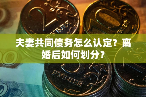 济南夫妻共同债务怎么认定？离婚后如何划分？