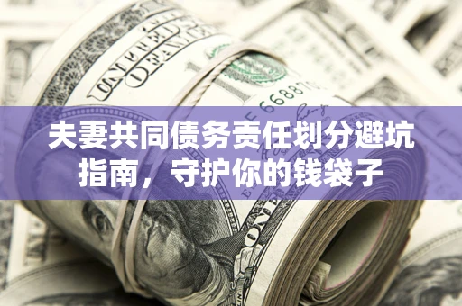 济南夫妻共同债务责任划分避坑指南，守护你的钱袋子