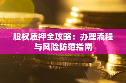 济南股权质押全攻略：办理流程与风险防范指南